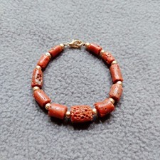 Natural Italian Coral Bracelet