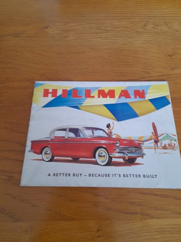 Vintage hillman minx - hillman, sales