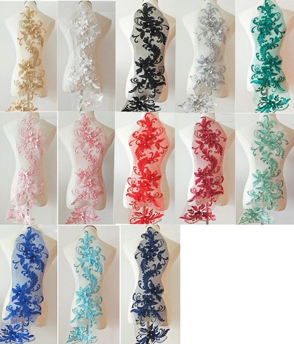 Extra long beaded applique - extra,