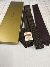 Vtg Superba Cravats Brown