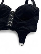 NEW SHEIN Black Velvet Hook
