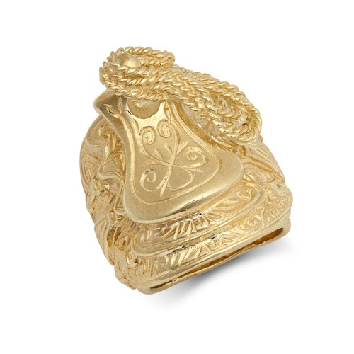 Gold silver saddle - silver,