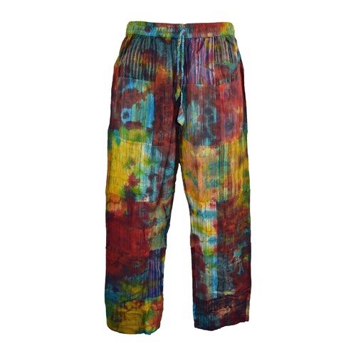 Tie dye cotton - tie, patchwork