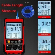 TOOLTOP Network Cable Tester Multimeter Lan Cable Tracking POE Test 400M/600M Le