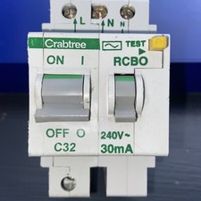 Crabtree 32a Type C Polestar Rcbo