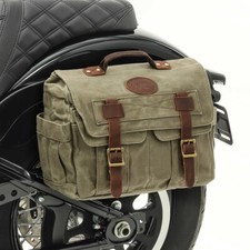 Saddle bag for Suzuki Intruder VS 1400 / 800 / 750 / 600 CV1 army green