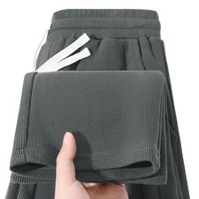 Men Casual Trousers Plaid