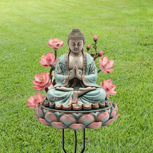 Outdoor buddha yard sign - buddha,