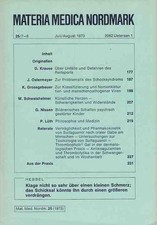 7-8; 25. Materia Medica