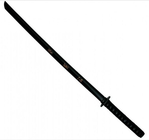 Black bokken training samurai - training,
