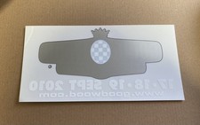 GOODWOOD Road Racing Club - Revival Meeting 2010 Unused Interior Window Sticker