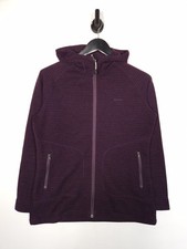 Rohan Boundary Jacket Size Medium Women's Purple Full Zip Hooded Outdoor Fleece 