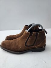 Camel Active Men's Brown Suede Leather Chelsea Ankle Boot Shoes UK 8 EU 42 -A151