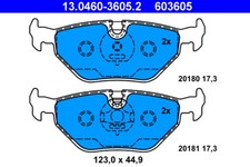 Ate 0460 3605 brake pad - ate, 13.0460-3605.2
