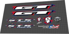 1997 GT STS 1000DS DECAL SET