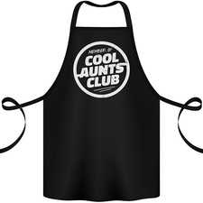 Aunties Day Member of Cool Aunts Club Cotton Apron 100% Organic