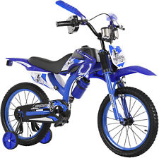 BOYS GIRLS CHILDRENS KIDS MOTO BIKE BICYCLE STABILISER 12 16 20 INCH MOTORCROSS