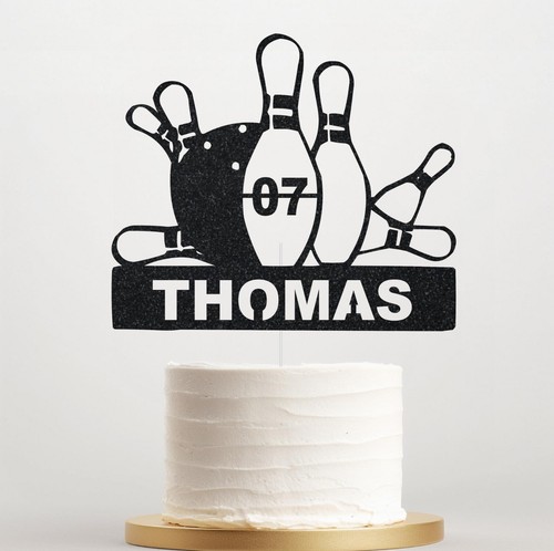 Custom bowling pin cake - bowling,
