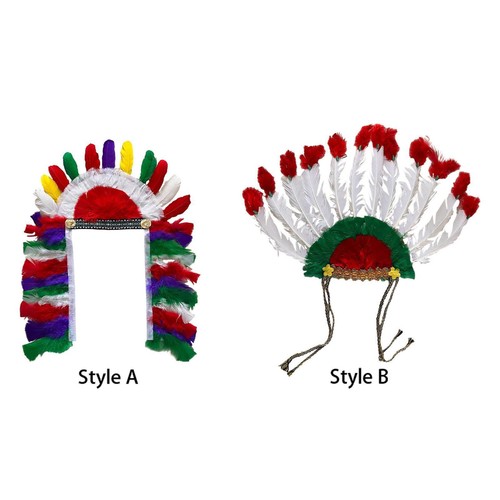 Feather headdress head - feather,
