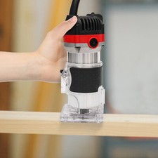 800W Electric Router Tool Trimmer 220V UK Plug Woodworking Edge Profiling