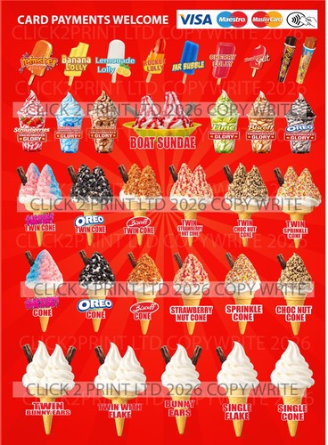 Soft serve ice cream - serve,