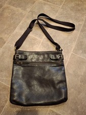 FAT FACE - BLACK LEATHER CROSS