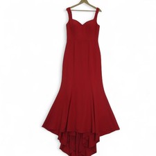 Jarlo London at Lipsy Maxi Gown Dress UK 14 Red Womenswear Prom Ball - Preloved