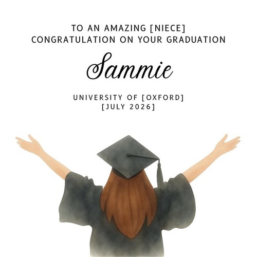Personalised graduation gift - graduation,