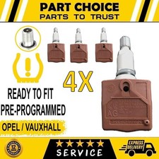 4X PRE-PROGRAMMED-TPMS For