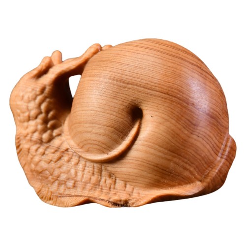Reusable wooden snail - wooden,