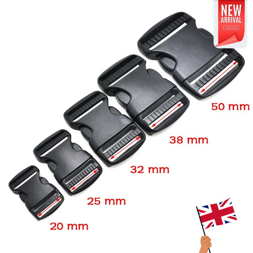 50mm plastic release buckle - 15/50mm,
