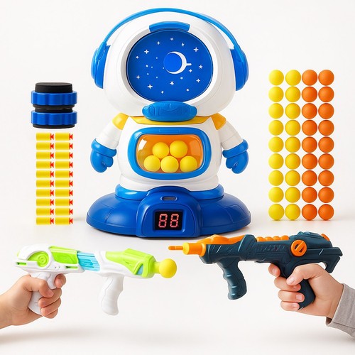 Space robot shooting - shooting, gun