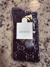 Gucci Socks Black Glitter High