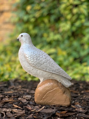 Concrete dove sculpture stone - sculpture,