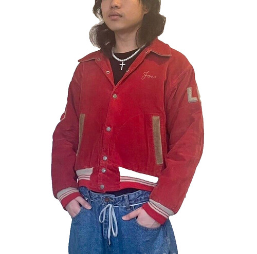1965 vintage red corduroy - 1965,