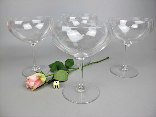 Crystal glass footed bowls - crystal,