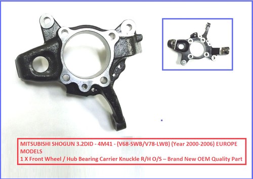 Front hub steering knuckle - hub,
