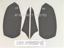 R&G BLACK TANK TRACTION GRIPS Suzuki GSXR600 K8-L0