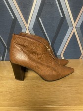 Pedro Miralles (Spane) ankle boots, tan brown,  size UK 6, EU 39, embossed 