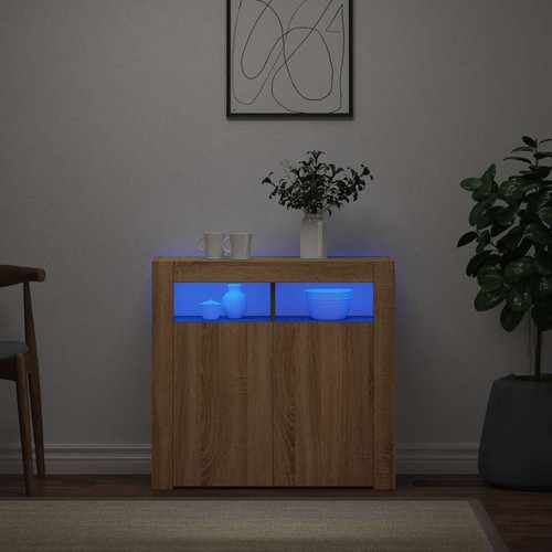 Led sideboard door buffet - 2,