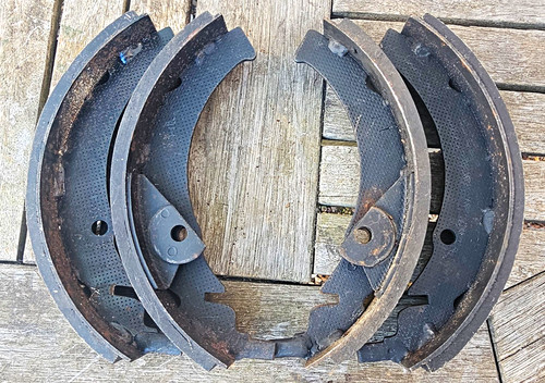 Haflinger rear brake shoes - haflinger,