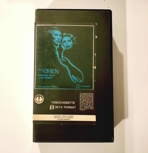 The omen beta - beta, vhs