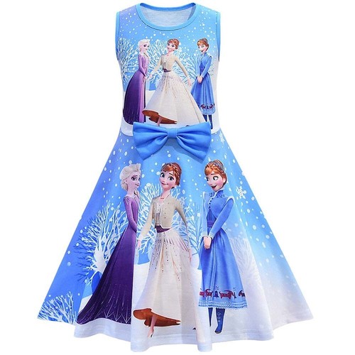 Girls frozen elsa anna bow - girls,