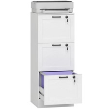 HOMCOM 3-Drawer File Cabinet