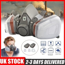 Half face Respirator Mask Reusable Breathing Protection against Dust Pesticides