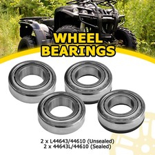 4X Trailer Wheel Bearings 44643 & 44643L ( 44643/44610) For Jetski Bike Atv Quad