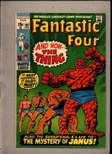 FANTASTIC FOUR #107_FEBRUARY 1971_F/VF_"THE MYSTERY OF JANUS"_SILVER AGE!