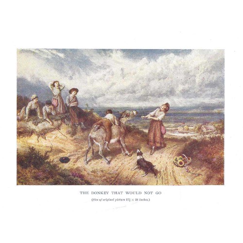 Myles birket foster the - the, donkey
