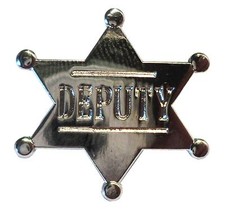 Metal DEPUTY Sheriff Wild West
