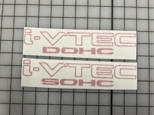 2 Pieces i-VTEC Vinyl DOHC